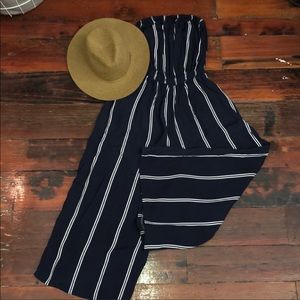 ★ UO Striped Strapless Jumpsuit ★